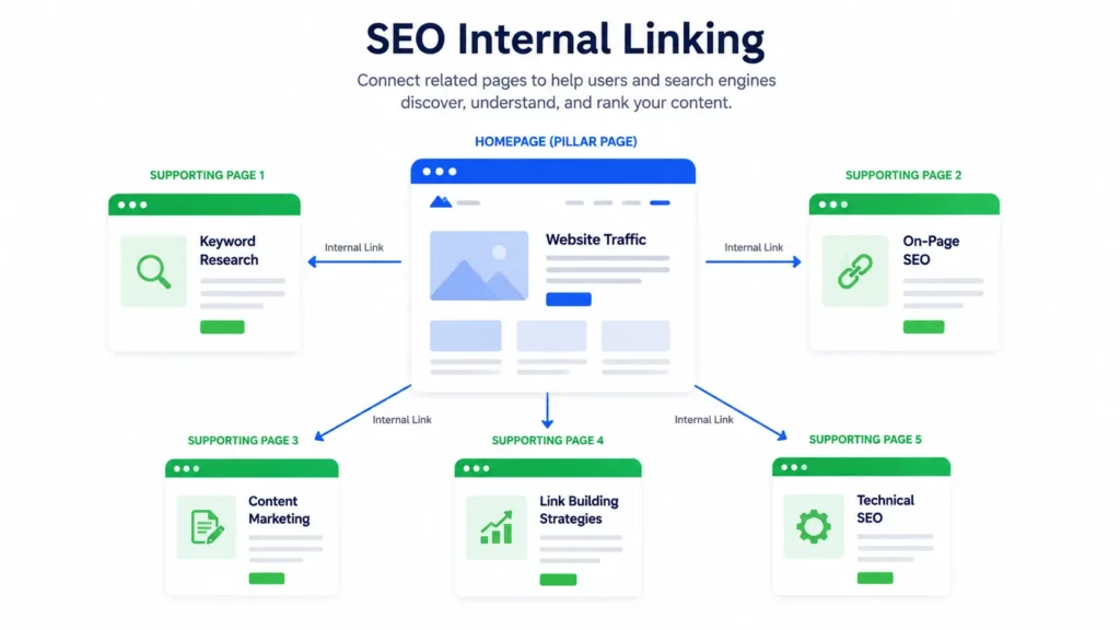 How to Improve Website Traffic (15 Proven SEO Strategies) seo internal linking