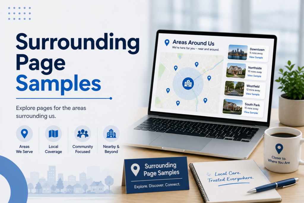surrounding page samples